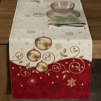 Kép 1/4 - gobelin-karacsonyi-asztali-futo-zsenilia-fonalbol-bezs-45-x-140-cm-5-cm-hs431024