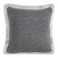 Kép 1/3 - karacsonyi-parnahuzat-acelszurke-45-x-45-cm