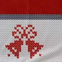 Kép 3/5 - noel-barsonyos-felszinu-karacsonyi-asztalterito-piros-85-x-85-cm-hs431355 2
