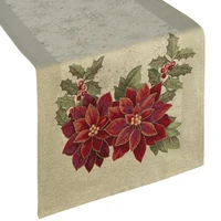 Kép 3/7 - gobelin-karacsonyi-asztalterito-fenyes-fonallal-arany-45-x-140-cm-5-cm-hs431395 1
