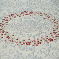 Kép 5/6 - gobelin-karacsonyi-asztalterito-fenyes-fonallal-ezust-50-x-110-cm-5-cm-hs431416 4