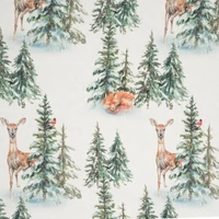 Kép 7/8 - Deer pamut karácsonyi ágyneműhuzat Fehér 160x200 cm - 70x80 cm 2db 4