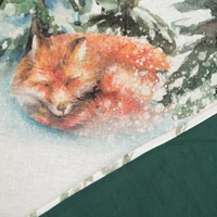 Kép 3/8 - Deer pamut karácsonyi ágyneműhuzat Fehér 160x200 cm - 70x80 cm 2db 7