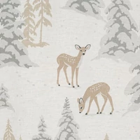 Kép 6/7 - Fawn pamut karácsonyi ágyneműhuzat Fehér 160x200 cm - 70x80 cm 2db 4