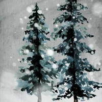 Kép 6/7 - Forest karácsonyi ágyneműhuzat Világosszürke 140x200 cm - 70x80 cm 1db 4