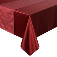 Kép 4/7 - Glamo karácsonyi asztalterítő Bordó 140x300 cm - 33x300 cm 2