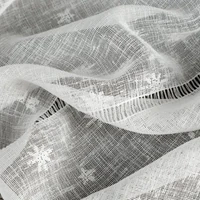 Kép 7/9 - Nadine karácsonyi függöny Fehér 140x250 cm 6
