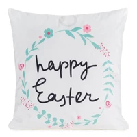Kép 1/2 - Spring4 húsvéti díszpárnahuzat Fehér 45x45 cm