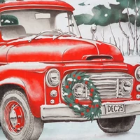 Kép 7/8 - Xmas pamut karácsonyi ágyneműhuzat Piros 160x200 cm - 70x80 cm 2db 4