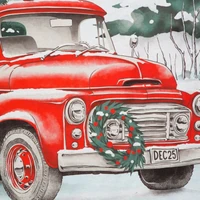 Kép 7/8 - Xmas pamut karácsonyi ágyneműhuzat Piros 220x200 cm - 70x80 cm 2db 4