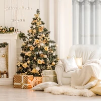 Kép 5/9 - Xmas1 fényáteresztő függöny szürke csillagos Fehér 140x250 cm 7