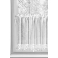 Kép 1/5 - Xmas2 vitrázs függöny csillagos Fehér 60x150 cm