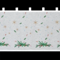 Kép 3/7 - Xmas4 vitrázs függöny fenyőágas Fehér 60x150 cm 1