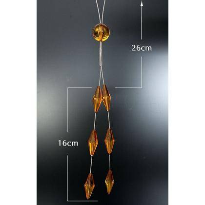 zsinoros-fuggonyelkoto-muanyag-kristalyokkal-narancssarga-42-cm