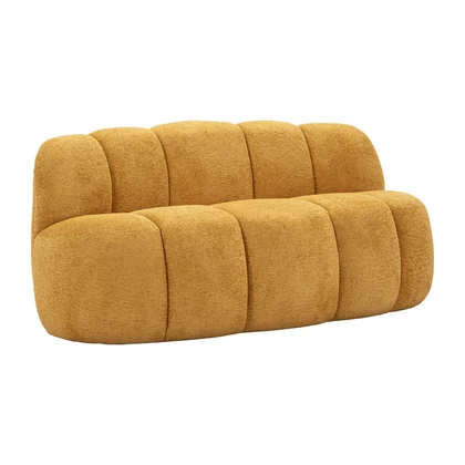 Ginerva 2 személyes kanapé mustárszínű 145x80x69 cm