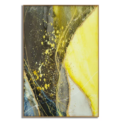 Absztrakt festmény kerettel 80x3,5x120 cm