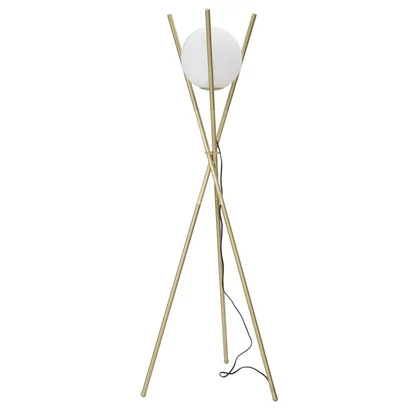 Állólámpa minimalista stílusú arany/fehér ø 55x155 cm