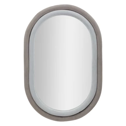 Antony silent mirror grey velvet/mix 60x4x90 cm