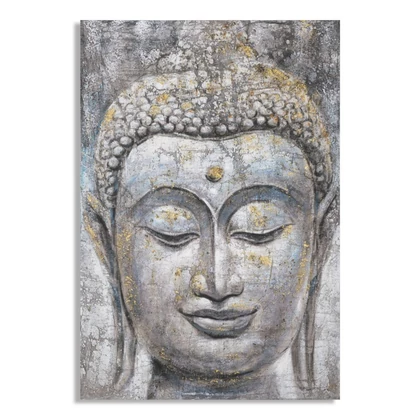 Buddha arckép festmény -a- 80x3x120 cm