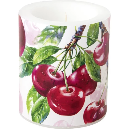 Cherry fruits cseresznyés átvilágítós gyertya