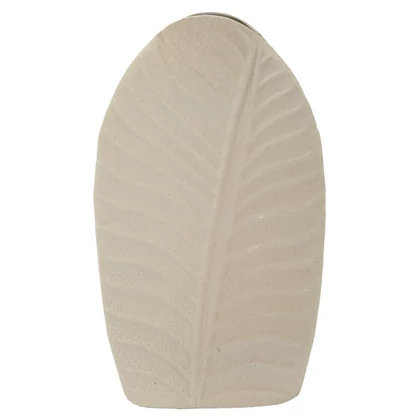 Düne váza magas krémszín 18x9,5x29,5 cm
