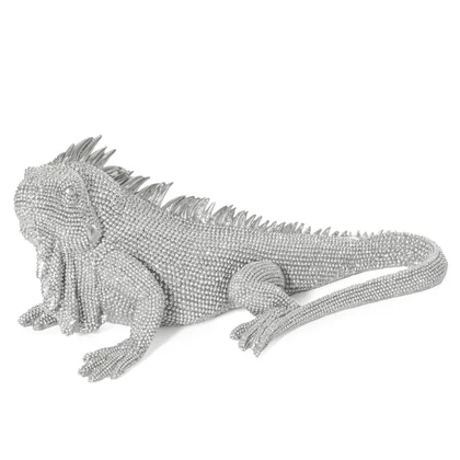 Eldo1 dekor figura Ezüst 31x15x12 cm