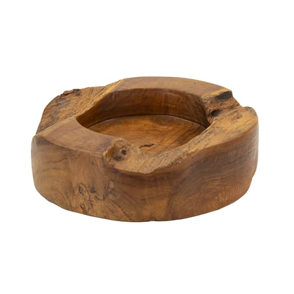 Erusi tál tölgyfából barna ø 21x6 cm