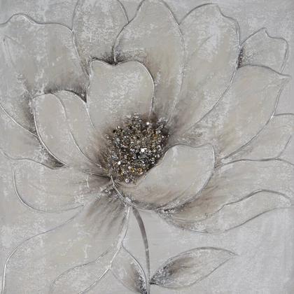 Falikép 631b Szürke 50x50x2 cm - 5 cm