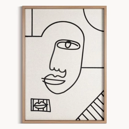 Falikép 669a Bézs 50x70x3 cm