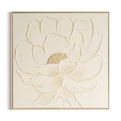 Falikép 701a Krémszín 62x62x5 cm