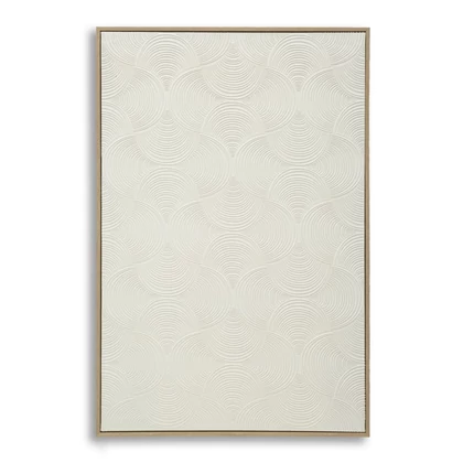 Falikép geometriai mintával kerettel -a- 80x3,8x120 cm