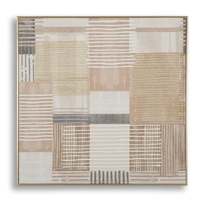 Festett falikép kerettel -b- 60x3x60 cm