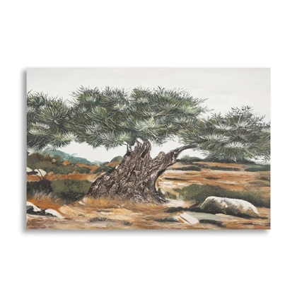 Festmény olivafa -b- 120x3,8x80 cm