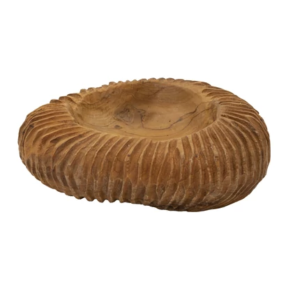 Garit tál tölgyfából barna ø 32x11 cm