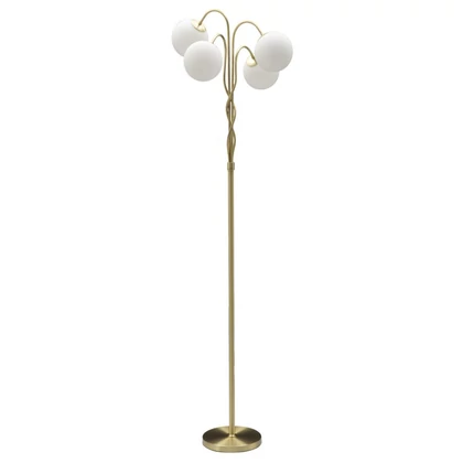 Glamoury állólámpa 4 búrával fehér/arany ø 54x176 cm