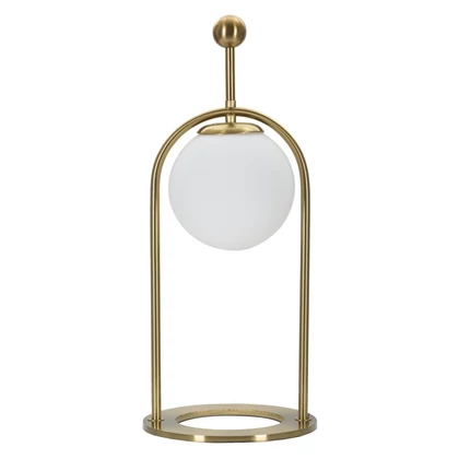Glamoury arc asztali lámpa arany/fehér ø 21x50 cm