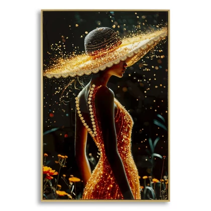 Illumina falikép lakkozott vászonra nyomtattva kerettel -A- 62X3,5X92 cm