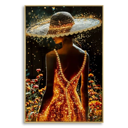 Illumina falikép lakkozott vászonra nyomtattva kerettel -B- 62X3,5X92 cm