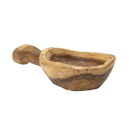 Kanál tál tölgyfából barna 36x16x8 cm