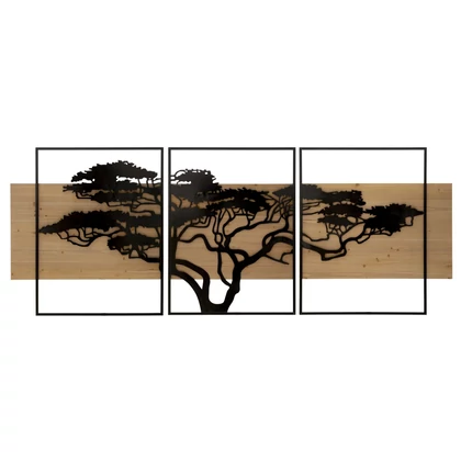 Lagos fali dekoráció 3 db-os szett 204x2x80 (72x2x80-60x2x80) cm