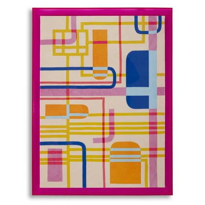 Modis nyomtatott akril lakkozott vászon kerettel -a- 60x3,3x80 cm