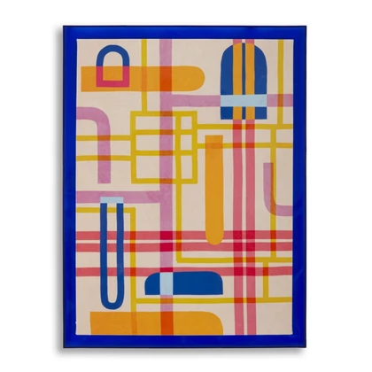 Modis nyomtatott akril lakkozott vászon kerettel -b- 60x3,3x80 cm