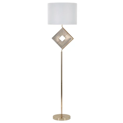 Move állólámpa geometrikus mintával arany/fehér ø 40x161 cm
