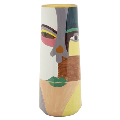 Piccassy magas váza színes ø 15x40 cm