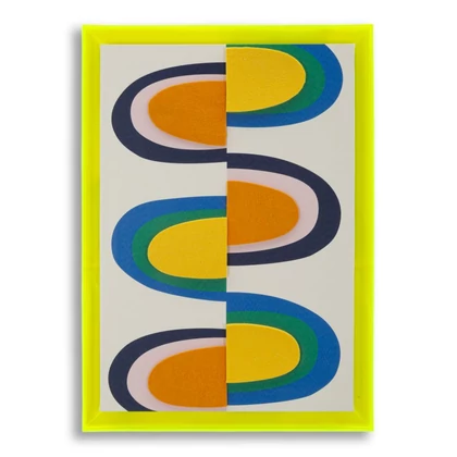 Pop art nyomtatott akril lakkozott vászon kerettel -a- 50x3,3x70 cm
