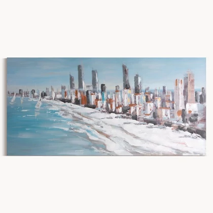 Tájkép 654 Kék 70x140x3 cm