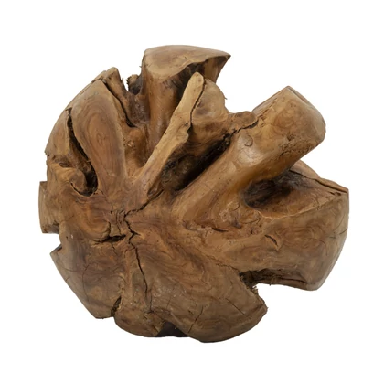 Tölgyfából gömb barna ø 50 cm