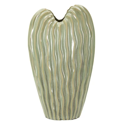 Velence váza zöld 27x14x46,5 cm