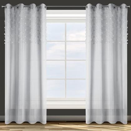 stella-dekor-fuggony-pom-pom-diszitessel-ezust-140-x-250-cm