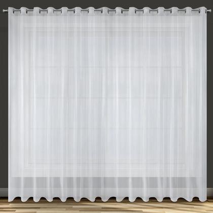 Alexa egyszerű fényáteresztő függöny Fehér 350x250 cm